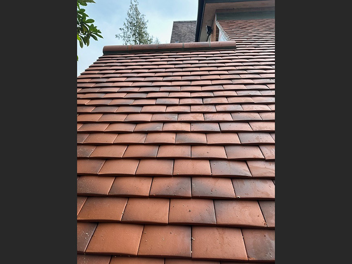 Tiled Pitched Roof for House Extension in Cringleford