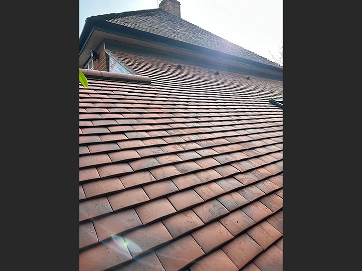 Tiled Pitched Roof for House Extension in Cringleford