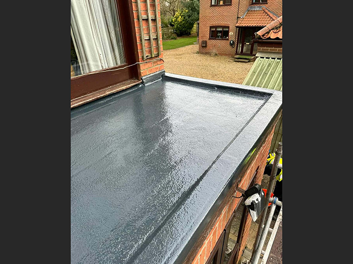 GRP Roof Balcony in Thorpe