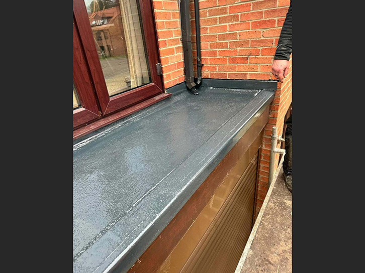 GRP Roof Balcony in Thorpe