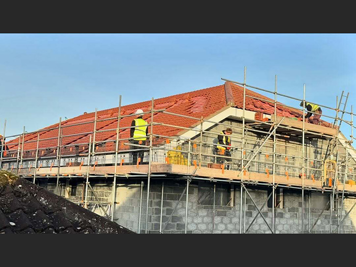 Sandtoft Neo Interlocking Clay Tiles for Blofield Pitched Roof