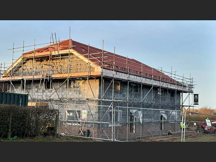 Sandtoft Neo Interlocking Clay Tiles for Blofield Pitched Roof